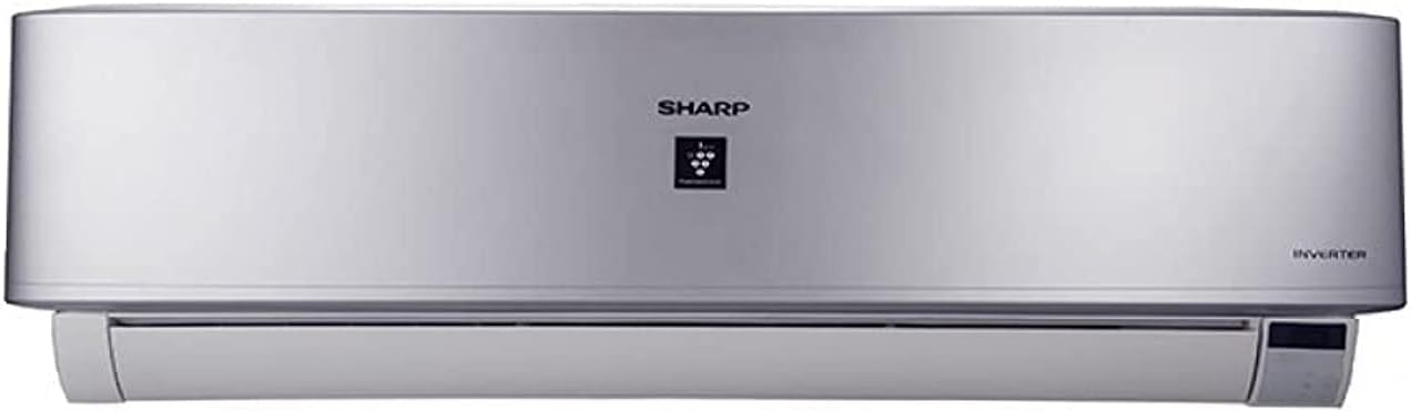 Sharp AH-XP12UHE Air Conditioner Inverter Split 1.5Hp Cool With Plasma Cluster - Silver