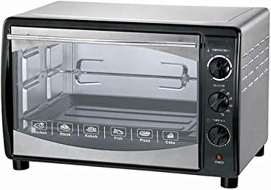 SHARP Electric Oven 42 Litre, 1800 Watt in Black Color With Grill and Fan EO-42K-2