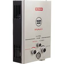 سخان مياه غاز فريش 6 لتر فضي Gas6LS.